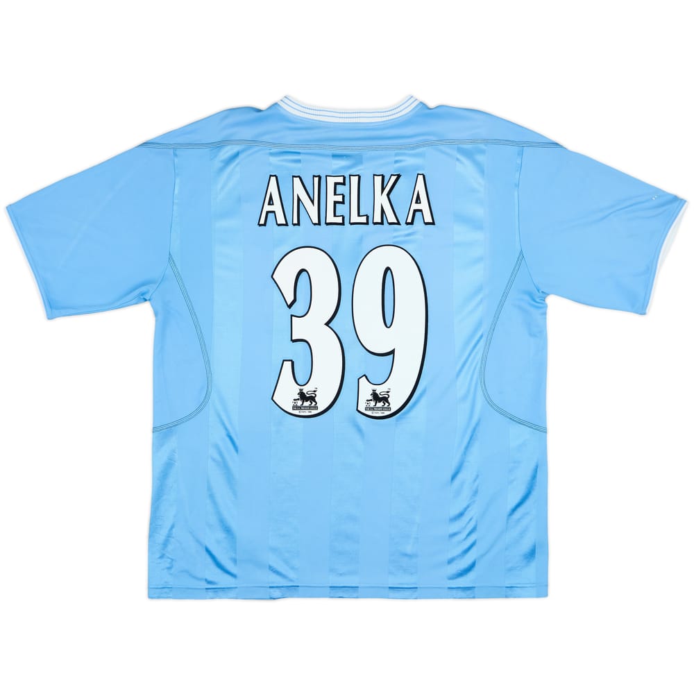 2003-04 Manchester City Home Shirt Anelka #39 - 8/10 - (L)