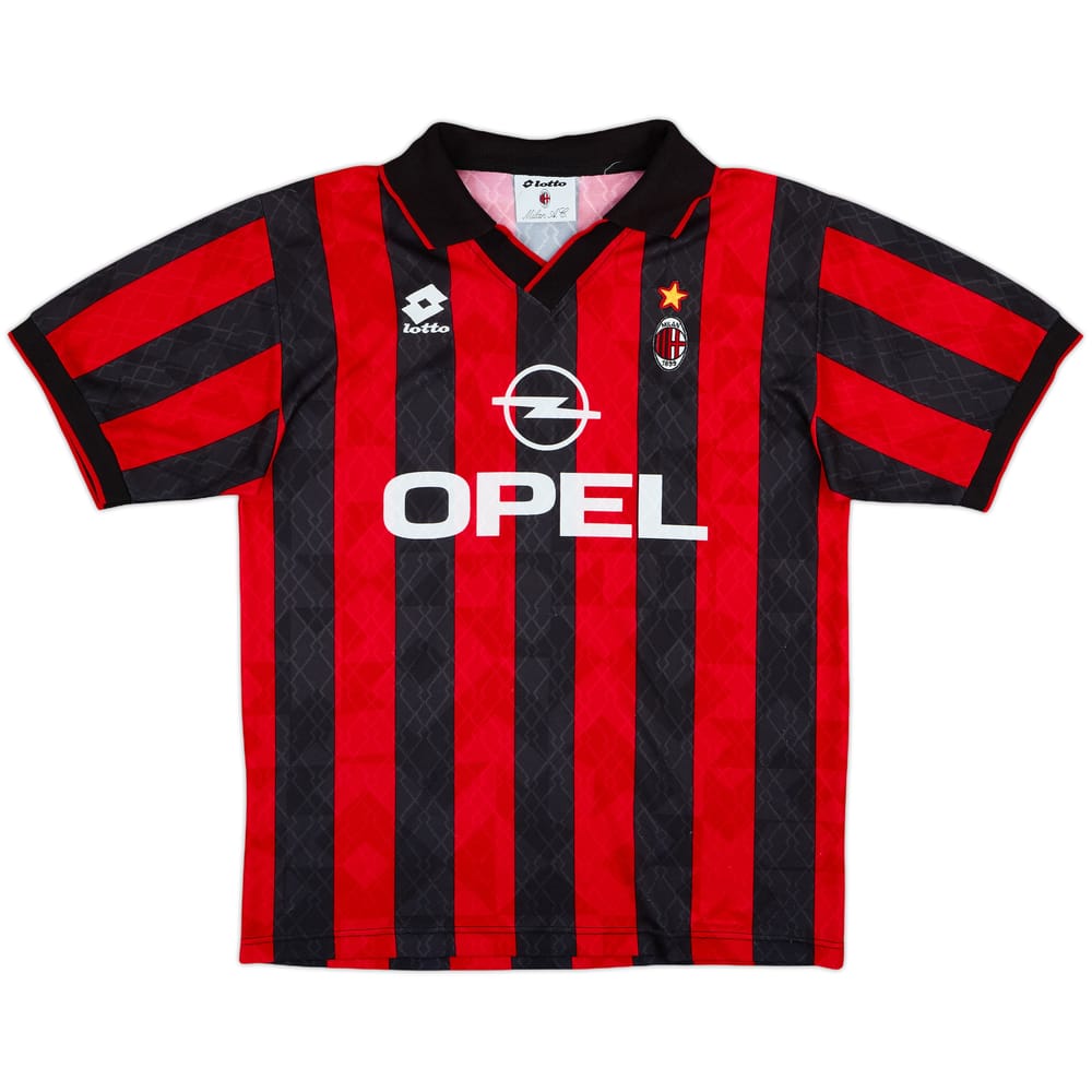 1995-96 AC Milan Home Shirt - 8/10 - (L)