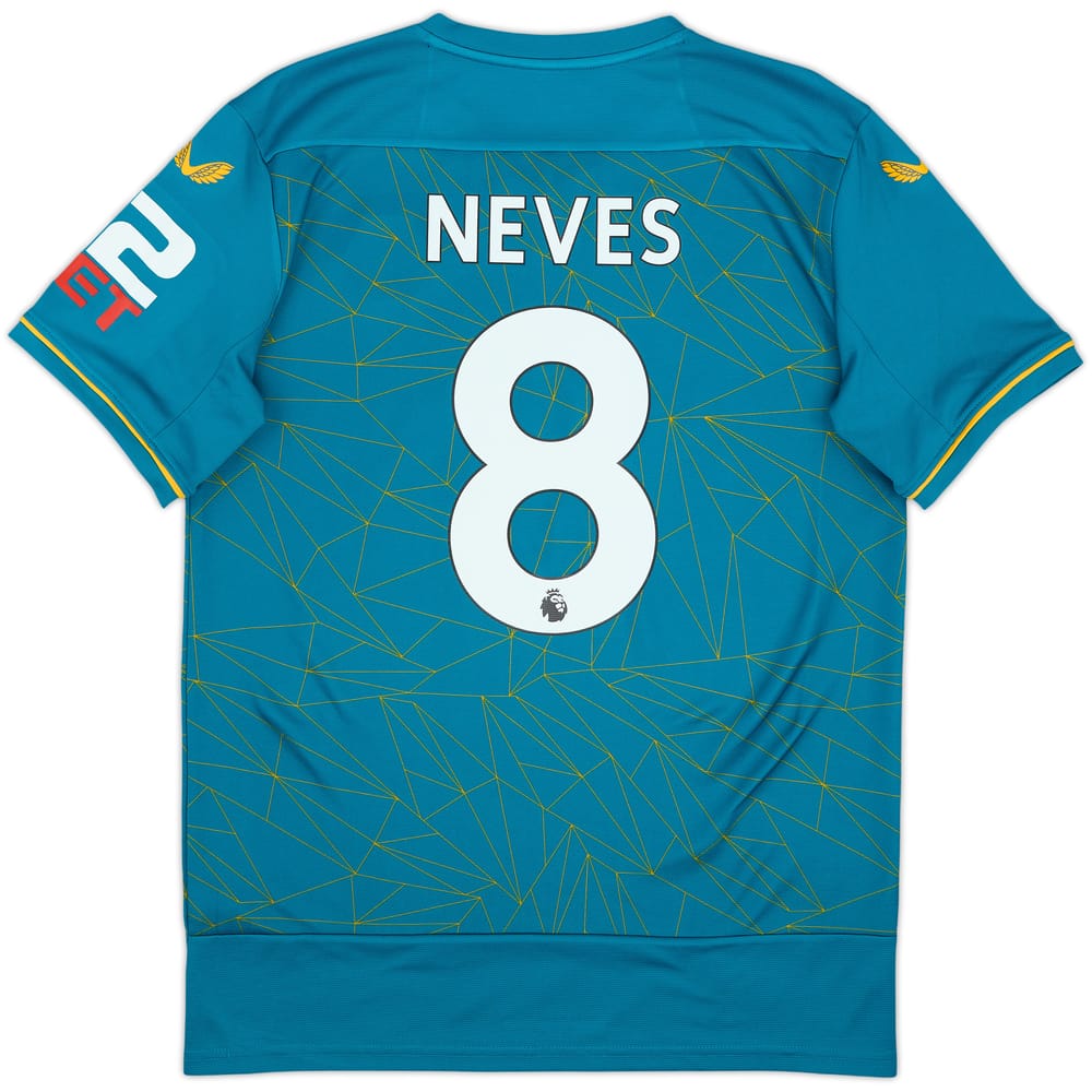 2022-23 Wolves Away Shirt Neves #8 - 7/10 - (M)