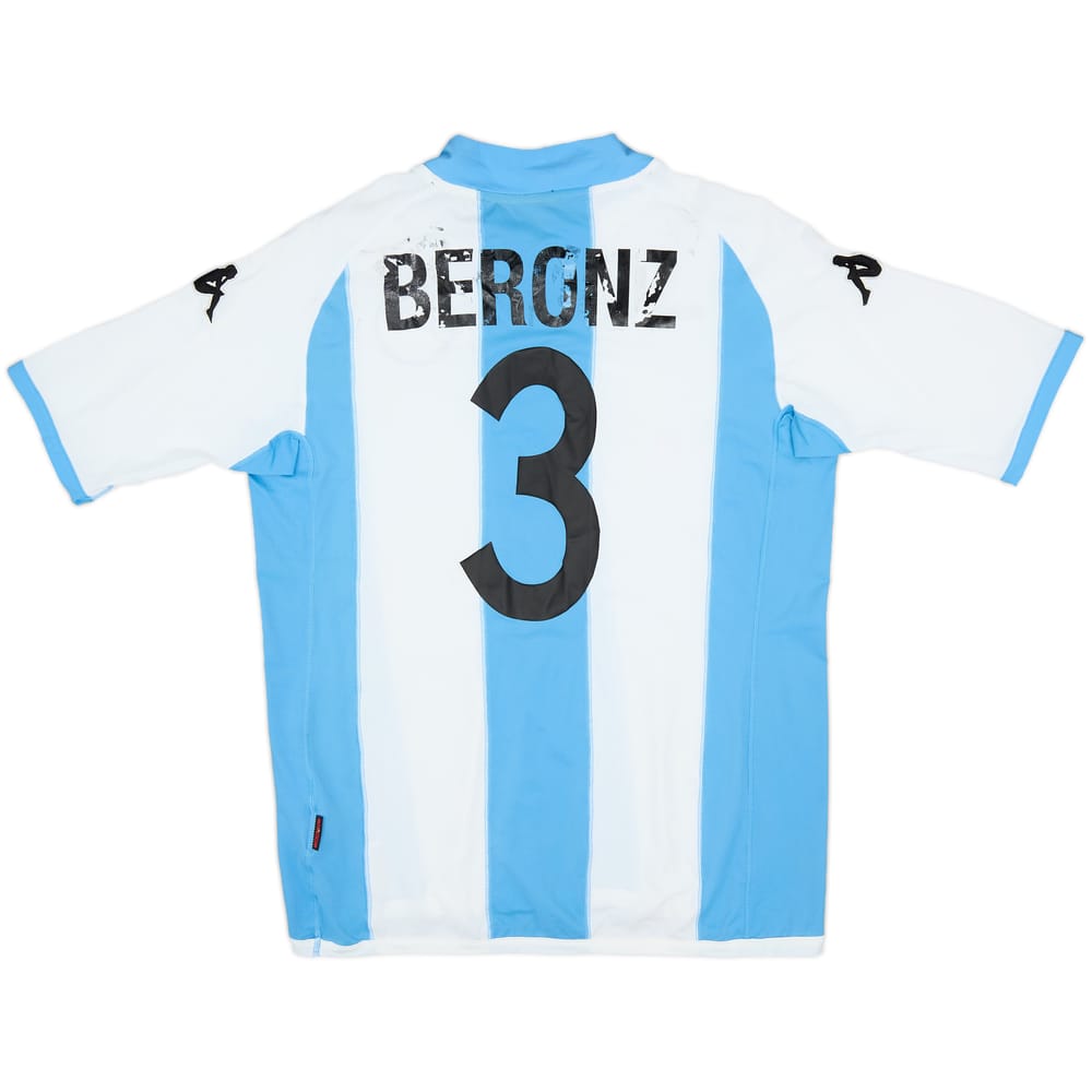 2005-06 Napoli Fourth Shirt Beronz #3 - 5/10 - (XXL)