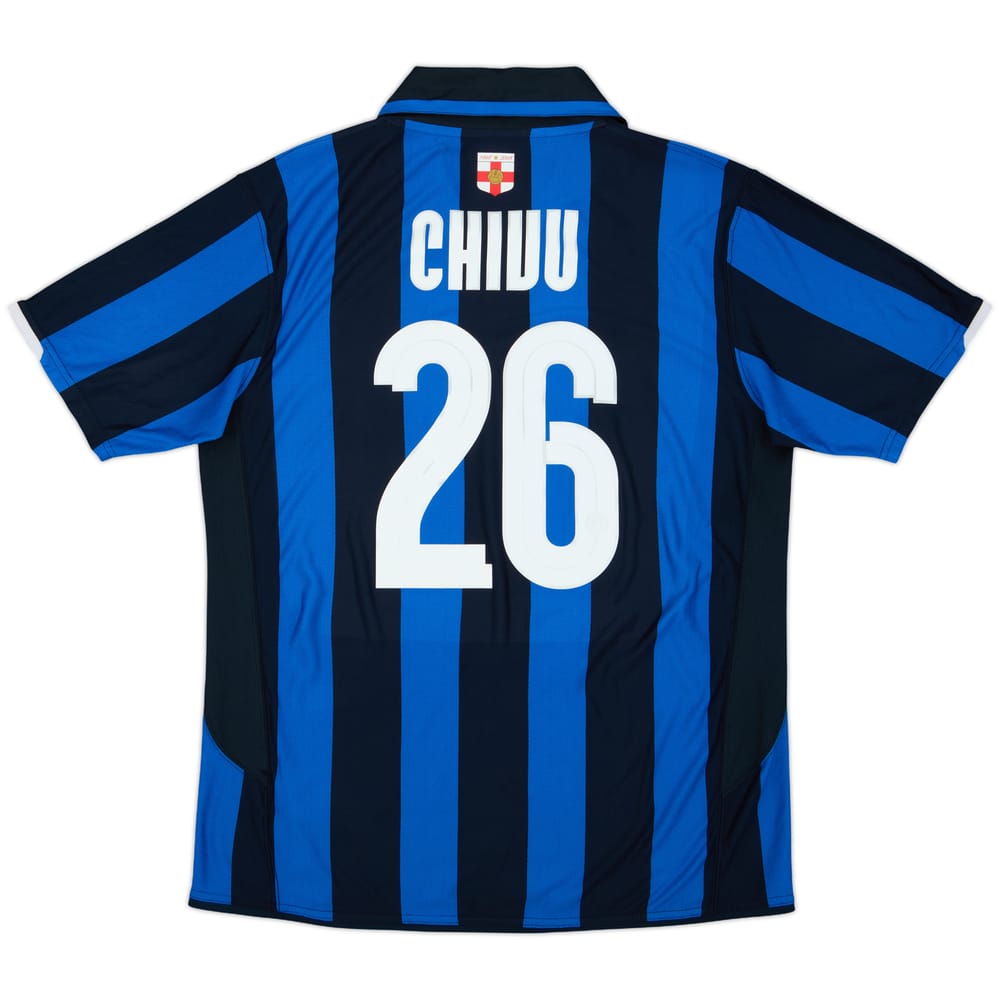2007-08 Inter Milan Centenary Home Shirt Chivu #26 - 8/10 - (L)