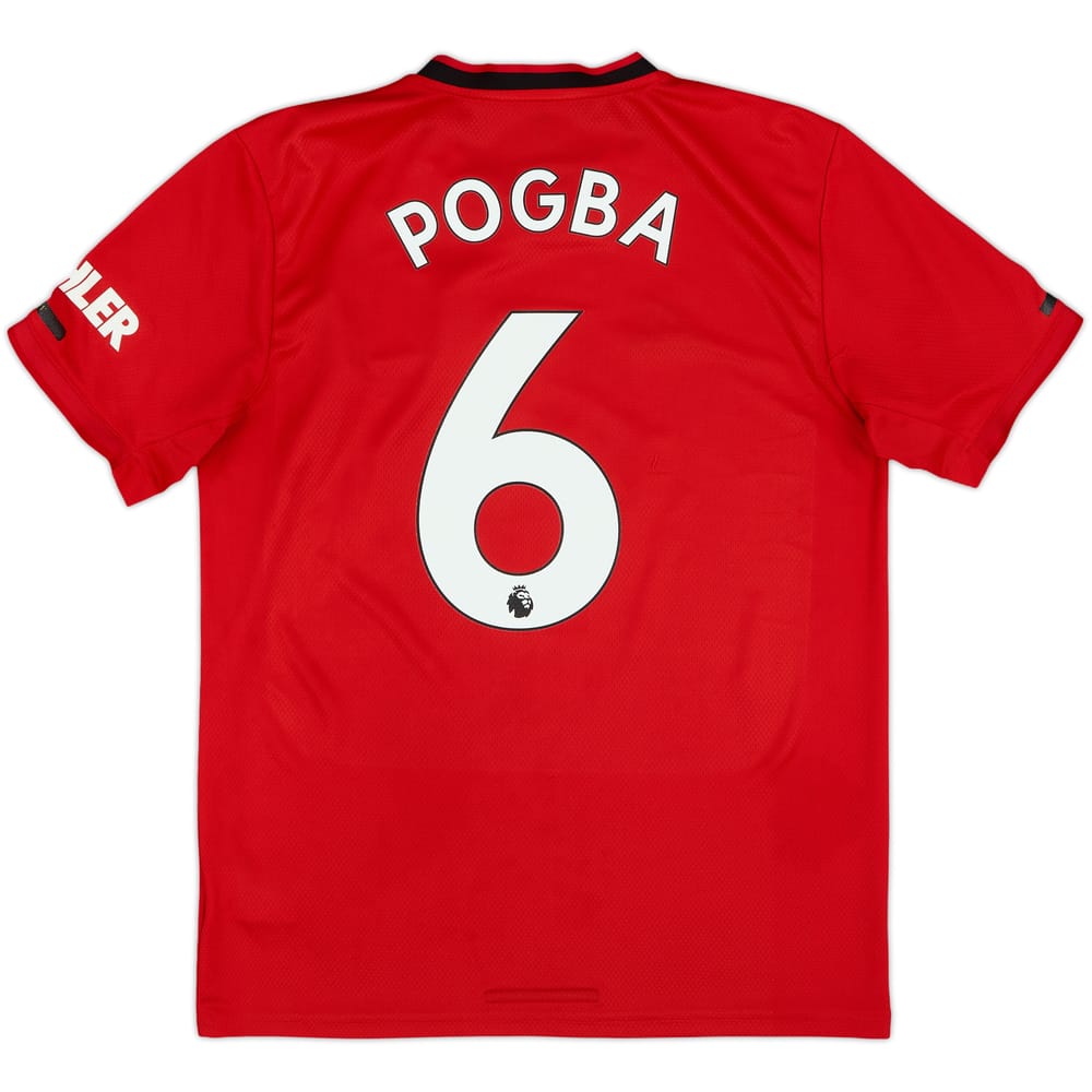 2019-20 Manchester United Home Shirt Pogba #6 - 8/10 - (M)