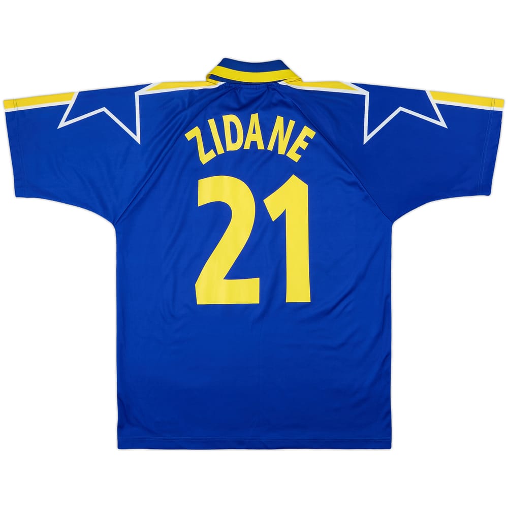 1996-97 Juventus Basic Away Shirt Zidane #21 - 8/10 - (L)