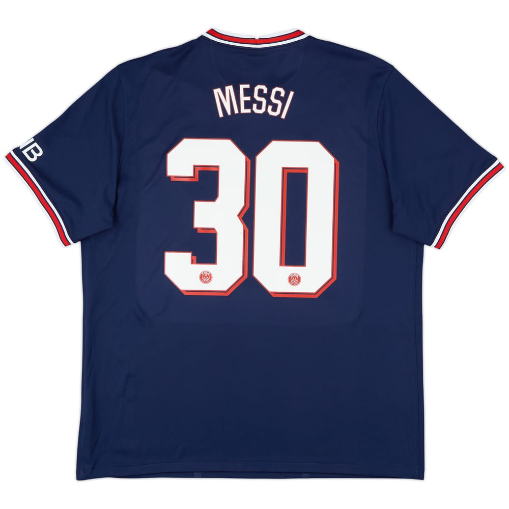 2021-22 Paris Saint-Germain Home Shirt Messi #30 - 9/10 - (XL)