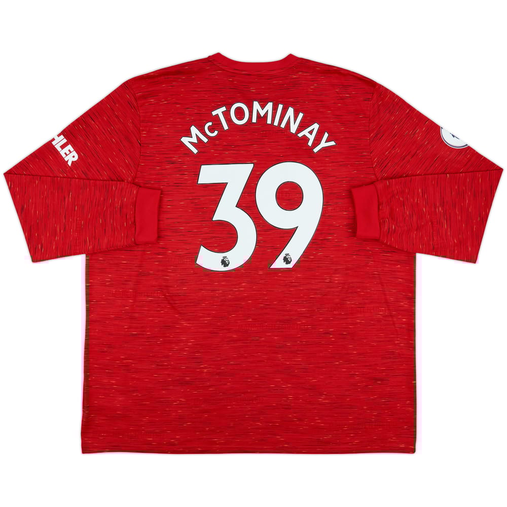 2020-21 Manchester United Home L/S Shirt McTominay #39 - 7/10 - (3XL)