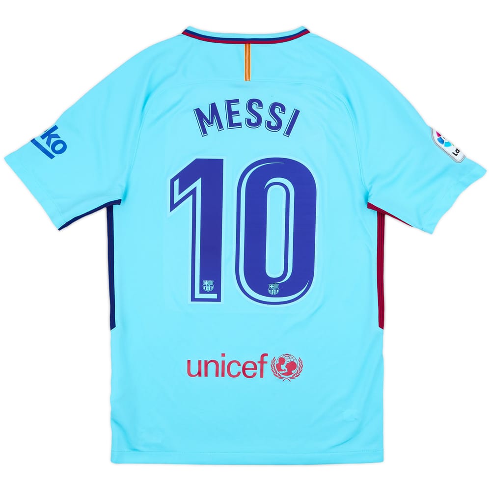 2017-18 Barcelona Away Shirt Messi #10 - 6/10 - (S)