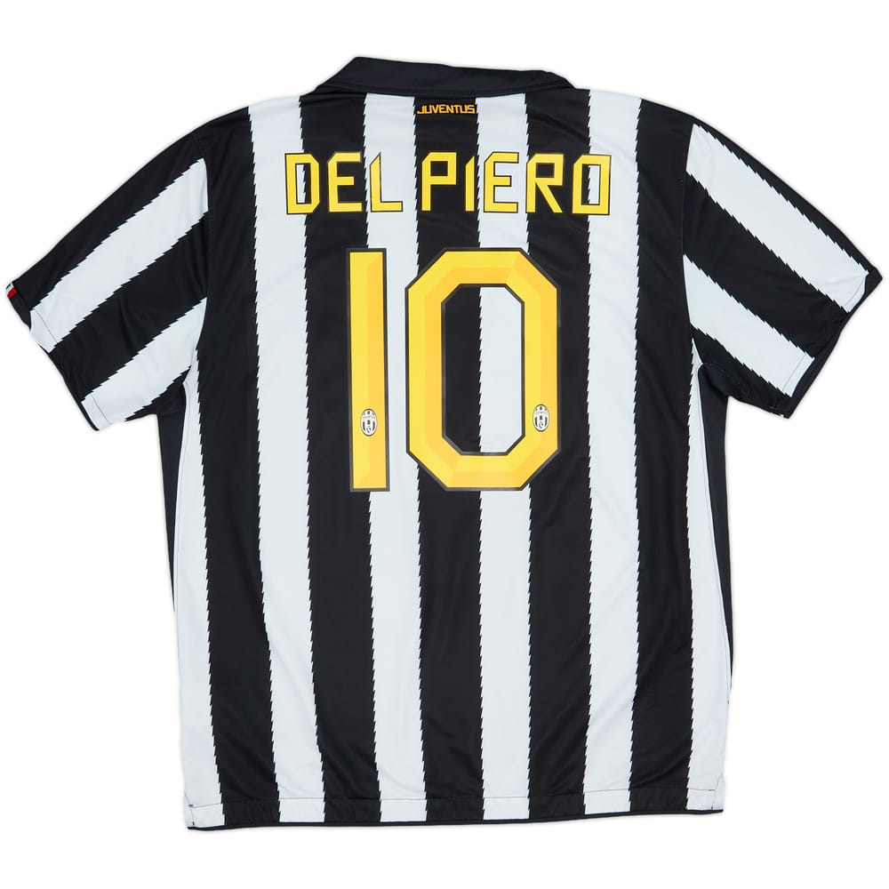 2010-11 Juventus Home Shirt Del Piero #10 - 6/10 - (XL)