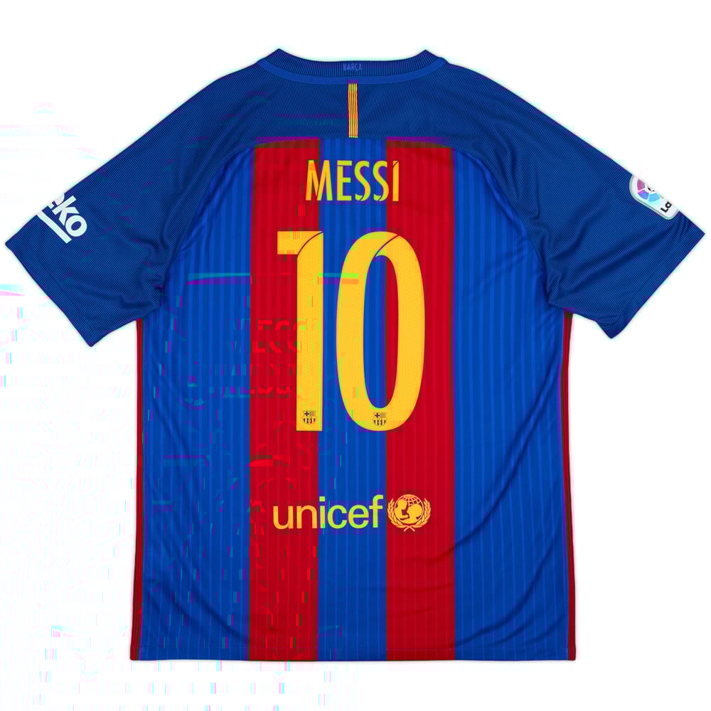 2016-17 Barcelona Home Shirt Messi #10 - 10/10 - (L)