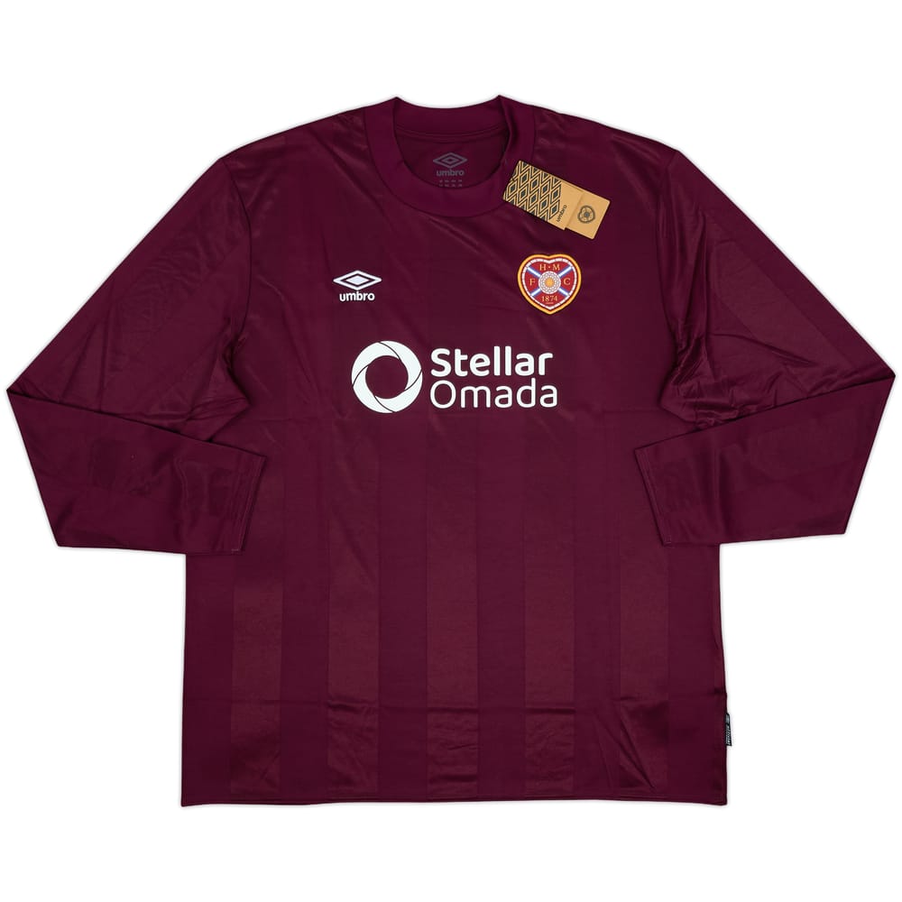 2024-25 Hearts Home L/S Shirt (XXL)
