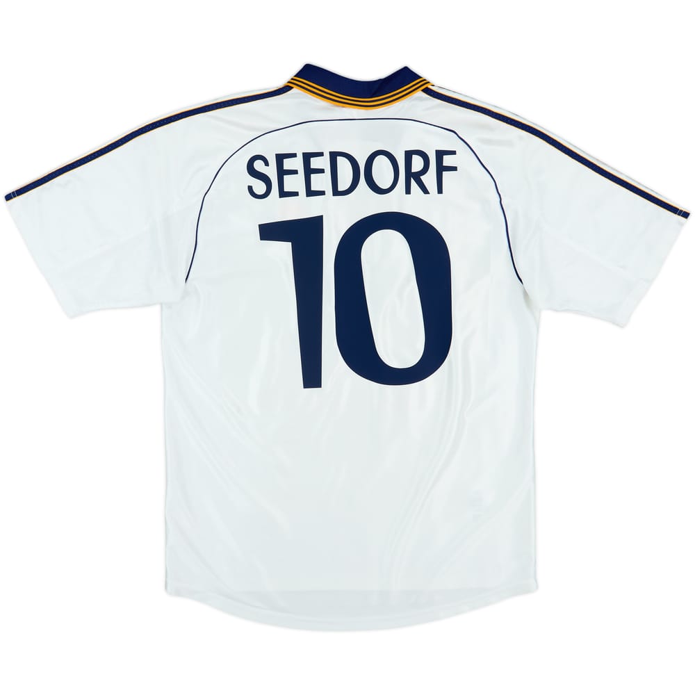 1998-00 Real Madrid Home Shirt Seedorf #10 - 8/10 - (L)