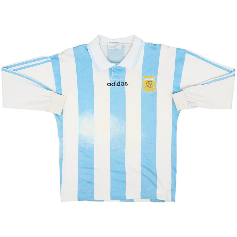 1994 Argentina Home L/S Shirt - 4/10 - (S)