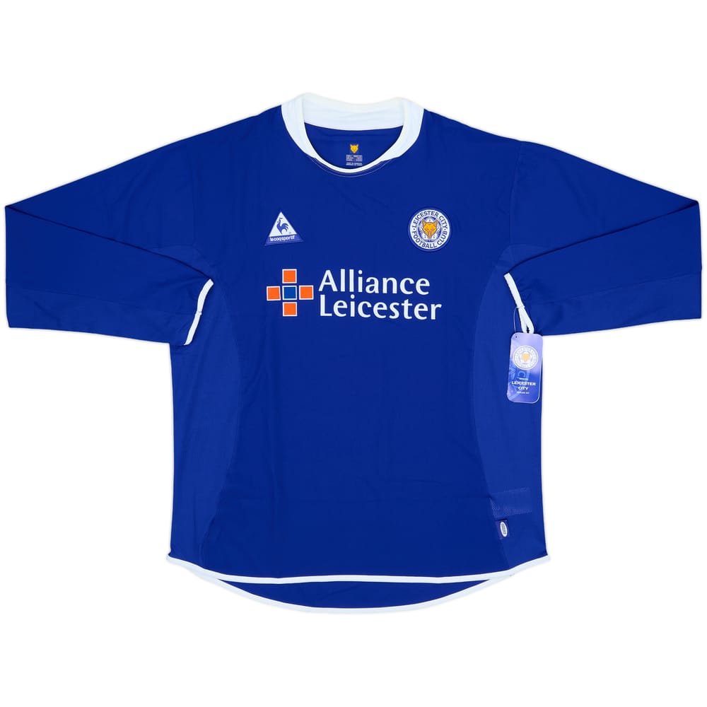 2003-04 Leicester Home L/S Shirt (L)