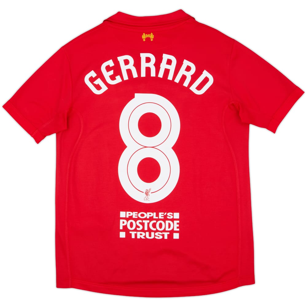 2012-13 Liverpool Home Shirt Gerrard #8 - 8/10 - (S)