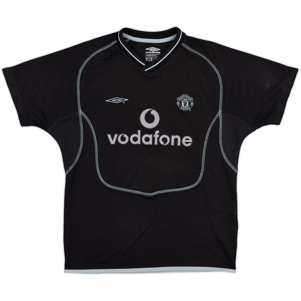 2000-02 Manchester United GK S/S Shirt - 9/10 - (L.Boys)