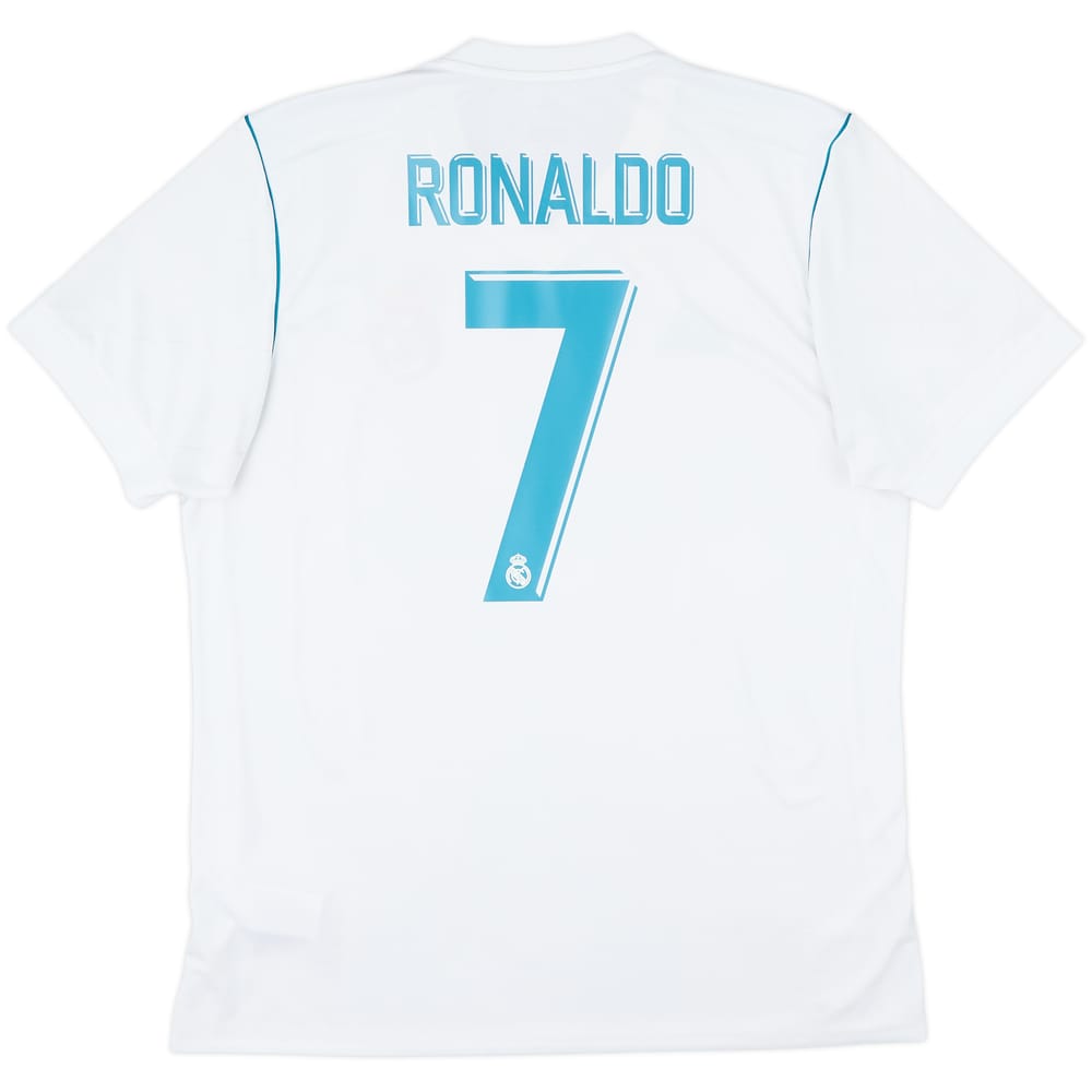2017-18 Real Madrid Home Shirt Ronaldo #7 - 8/10 - (L)