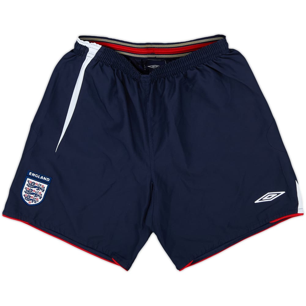 2005-07 England Home Shorts - 10/10 - (XL.Boys)
