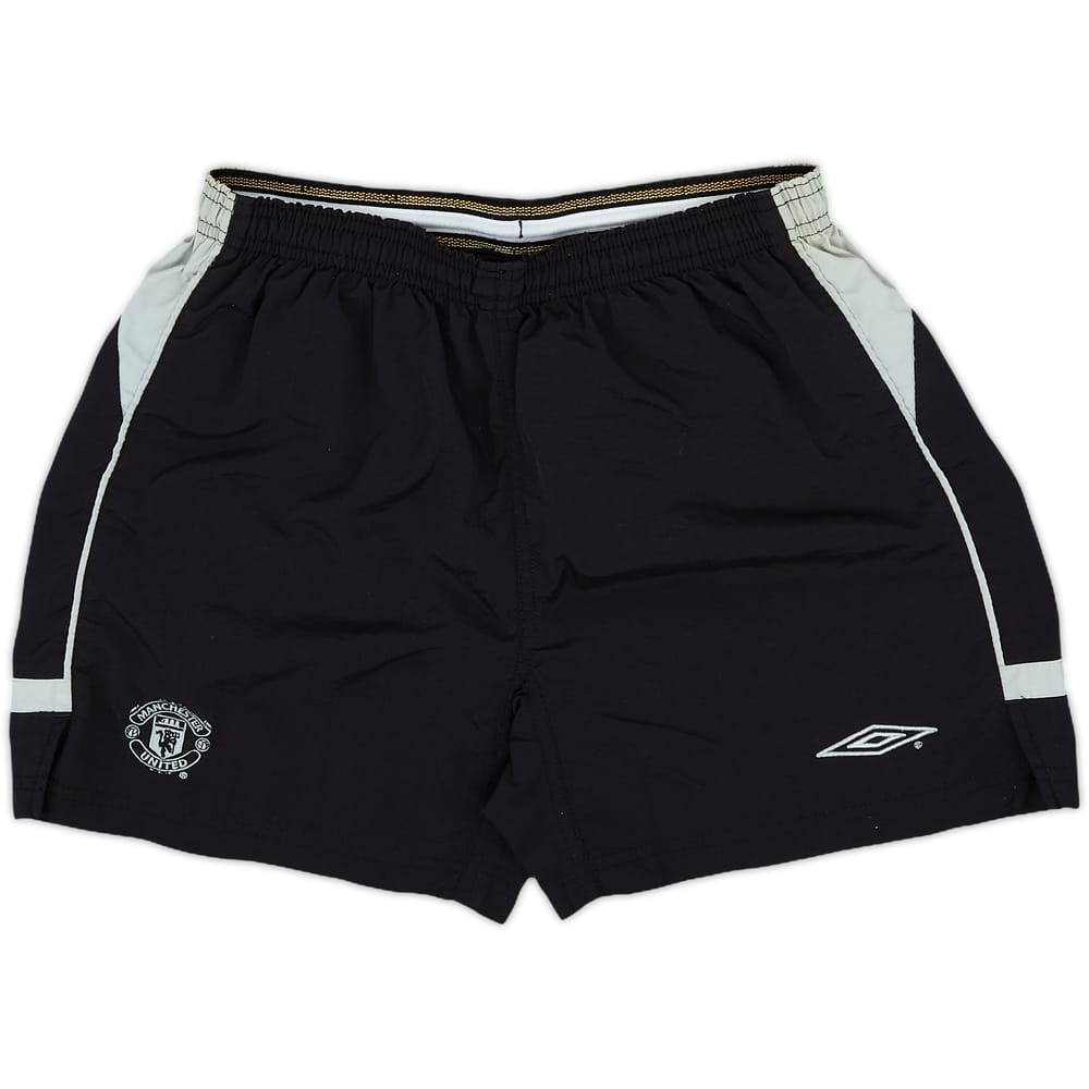 2000-02 Manchester United Umbro Training Shorts - 10/10 - (L.Boys)
