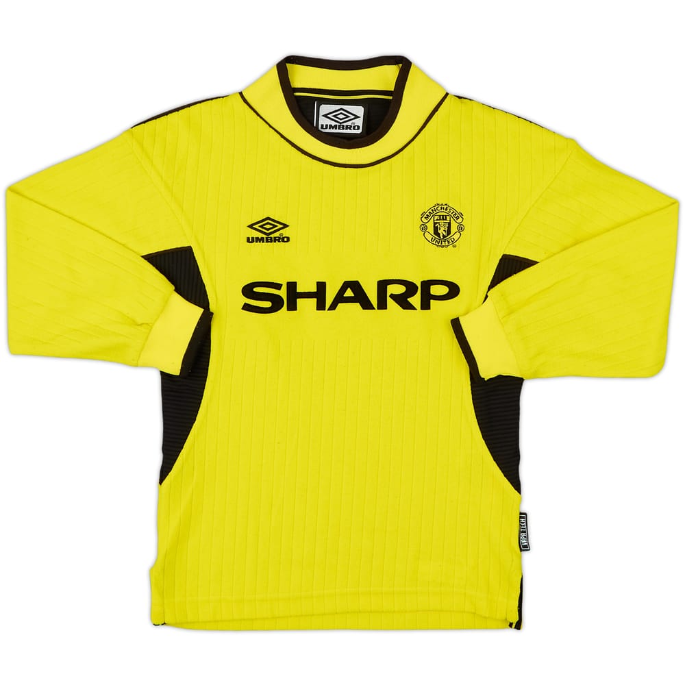 1999-00 Manchester United GK Shirt - 8/10 - (M.Boys)