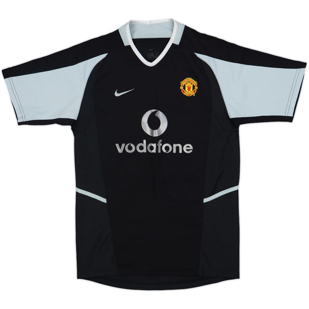 2002-04 Manchester United GK S/S Shirt - 8/10 - (L.Boys)