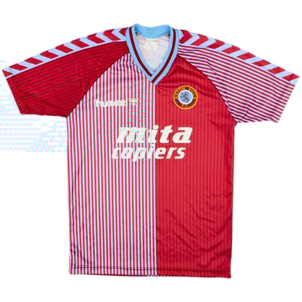 1987-89 Aston Villa Home Shirt - 7/10 - (Y)