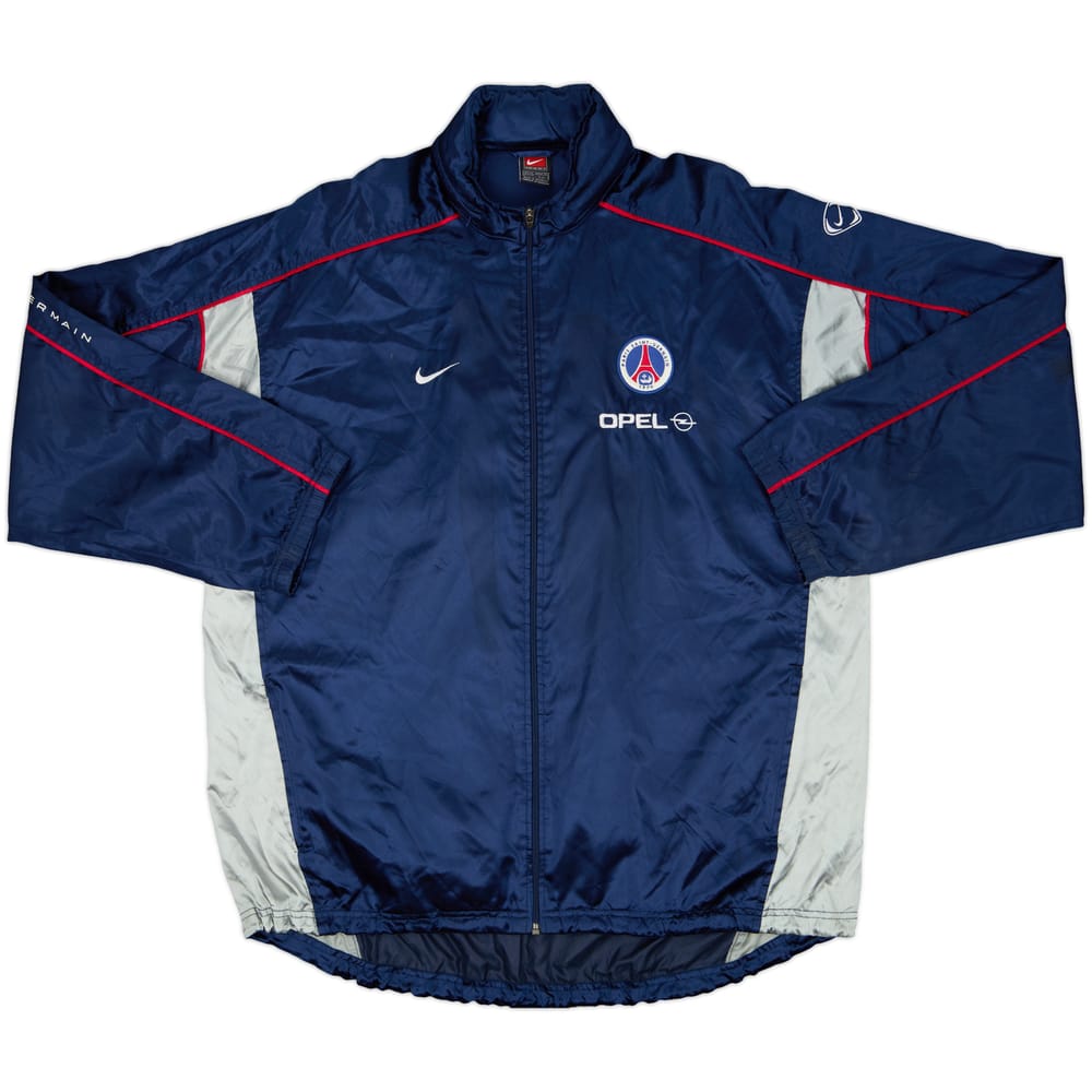 2001-02 Paris Saint-Germain Nike Hooded Rain Jacket - 8/10 - (XXL)