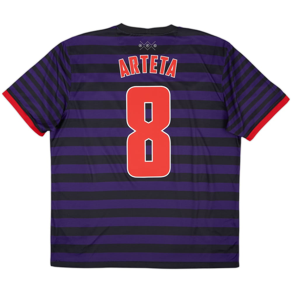 2012-13 Arsenal Away Shirt Arteta #8 - 8/10 - (XL)