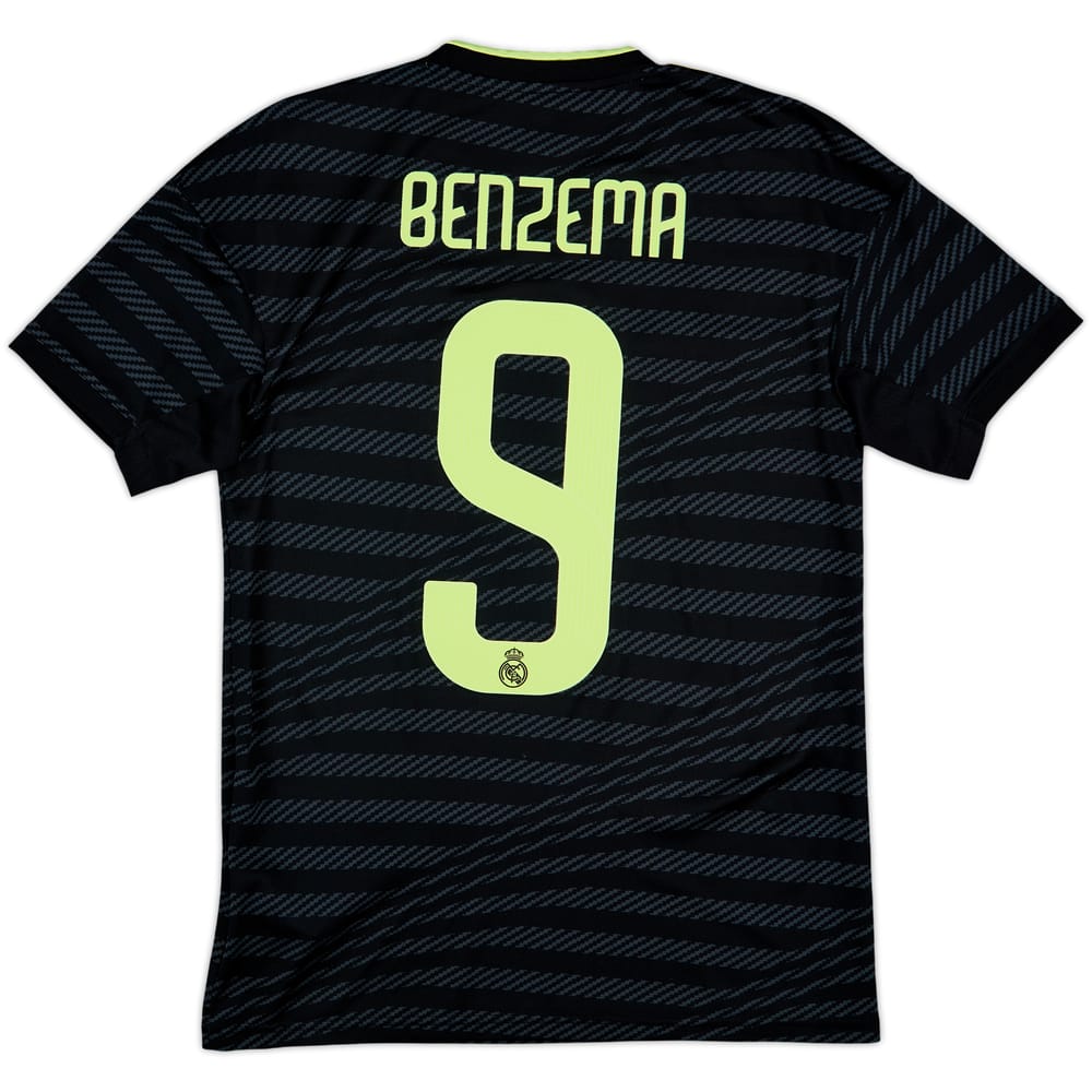 2022-23 Real Madrid Third Shirt Benzema #9 - 8/10 - (XS)