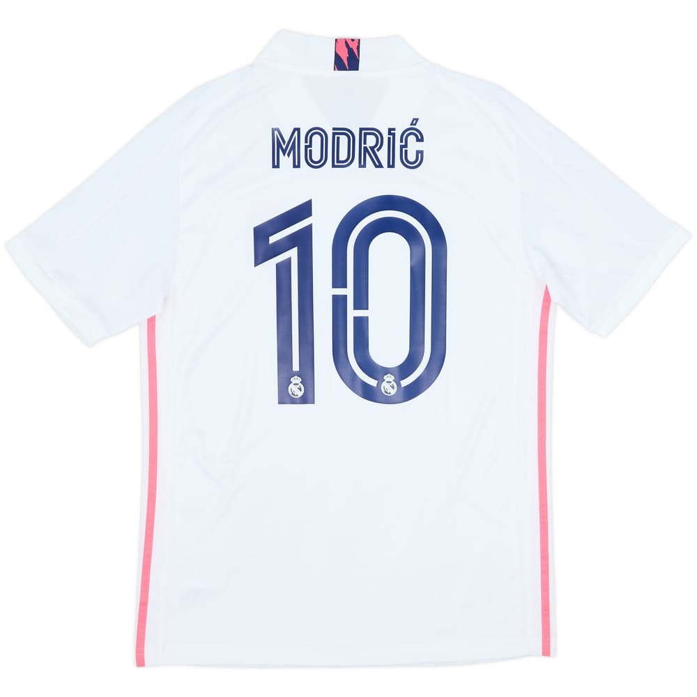 2020-21 Real Madrid Home Shirt Modric #10 - 8/10 - (M)