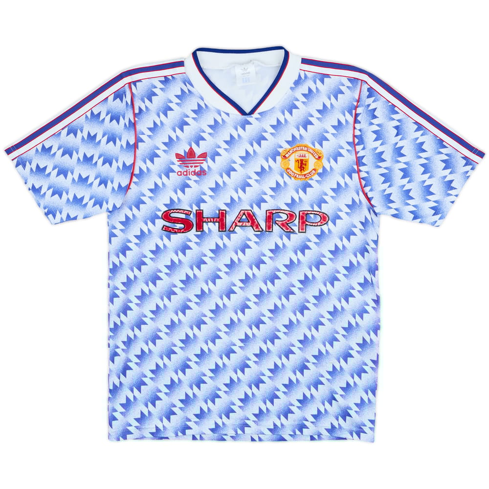 1990-92 Manchester United Away Shirt - 7/10 - (S)