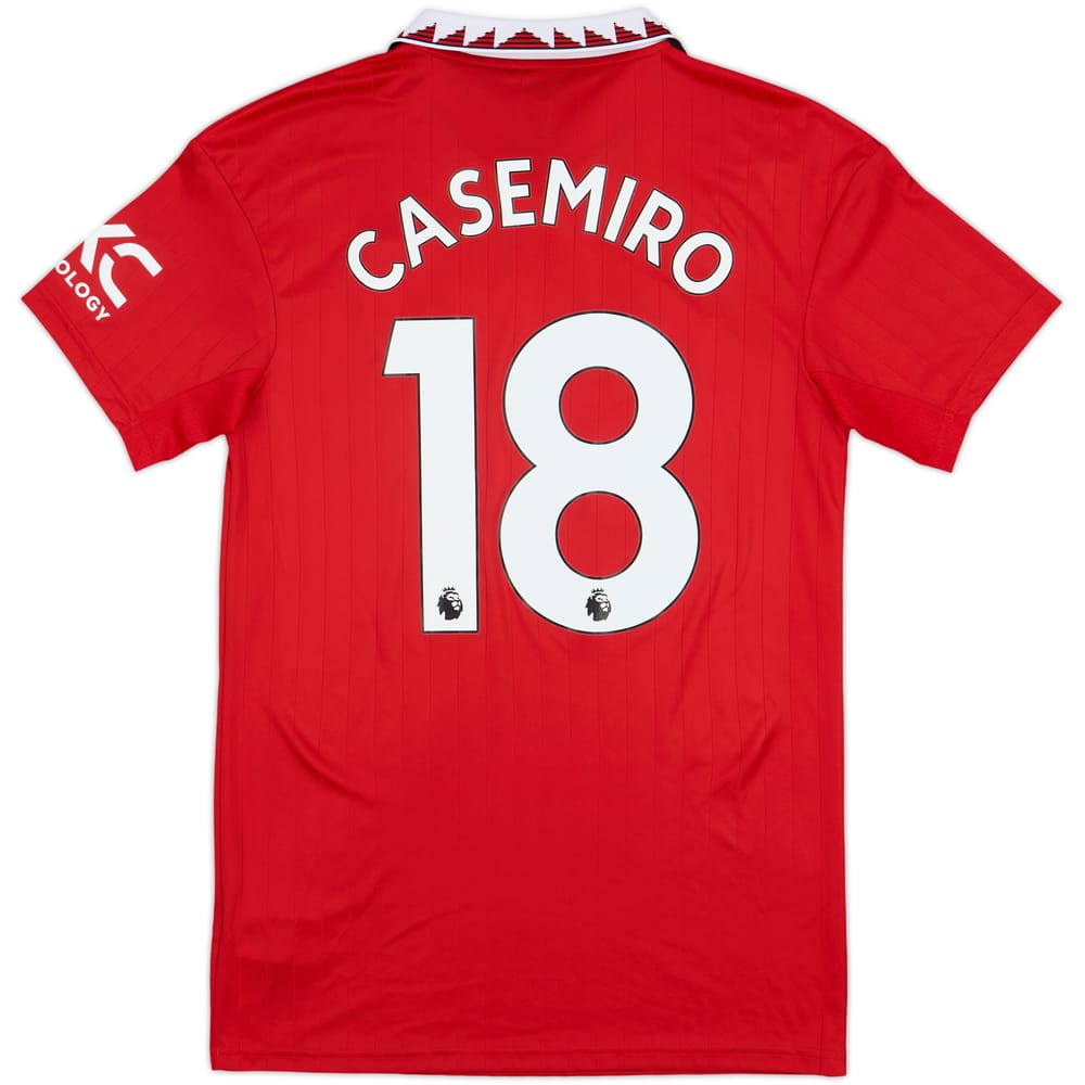 2022-23 Manchester United Home Shirt Casemiro #18 - 10/10 - (S)