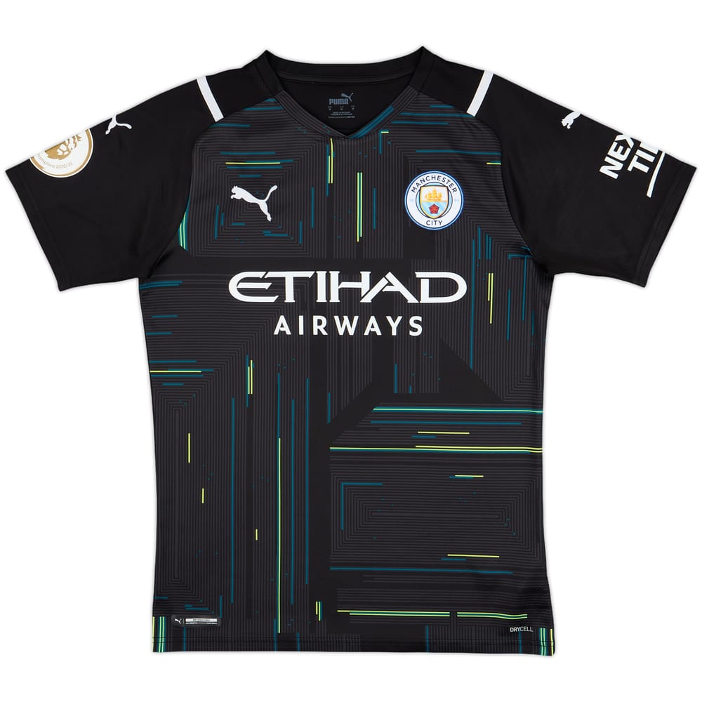 2021-22 Manchester City GK S/S Shirt - 10/10 - (M)