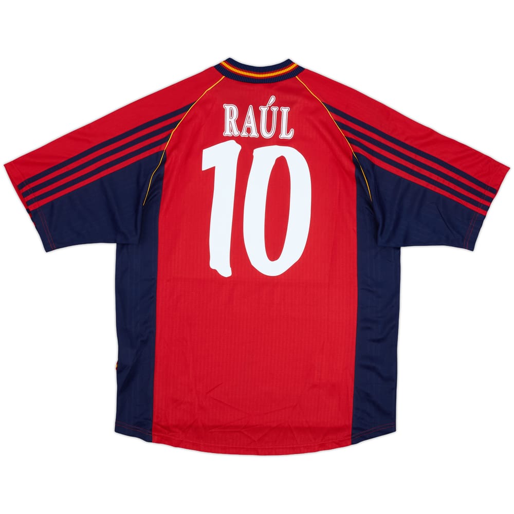 1998-99 Spain Home Shirt Raul #10 (L)
