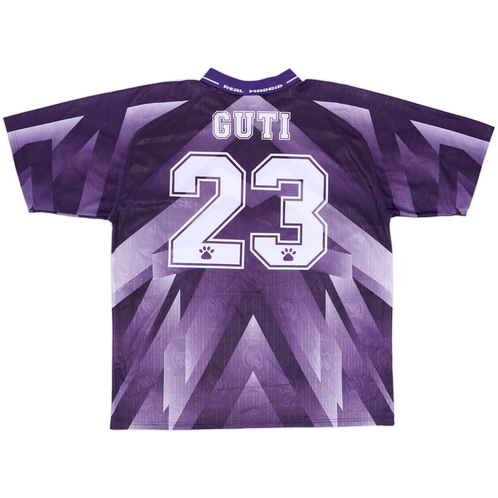1996-97 Real Madrid Away Shirt Guti #23 - 8/10 - (XL)