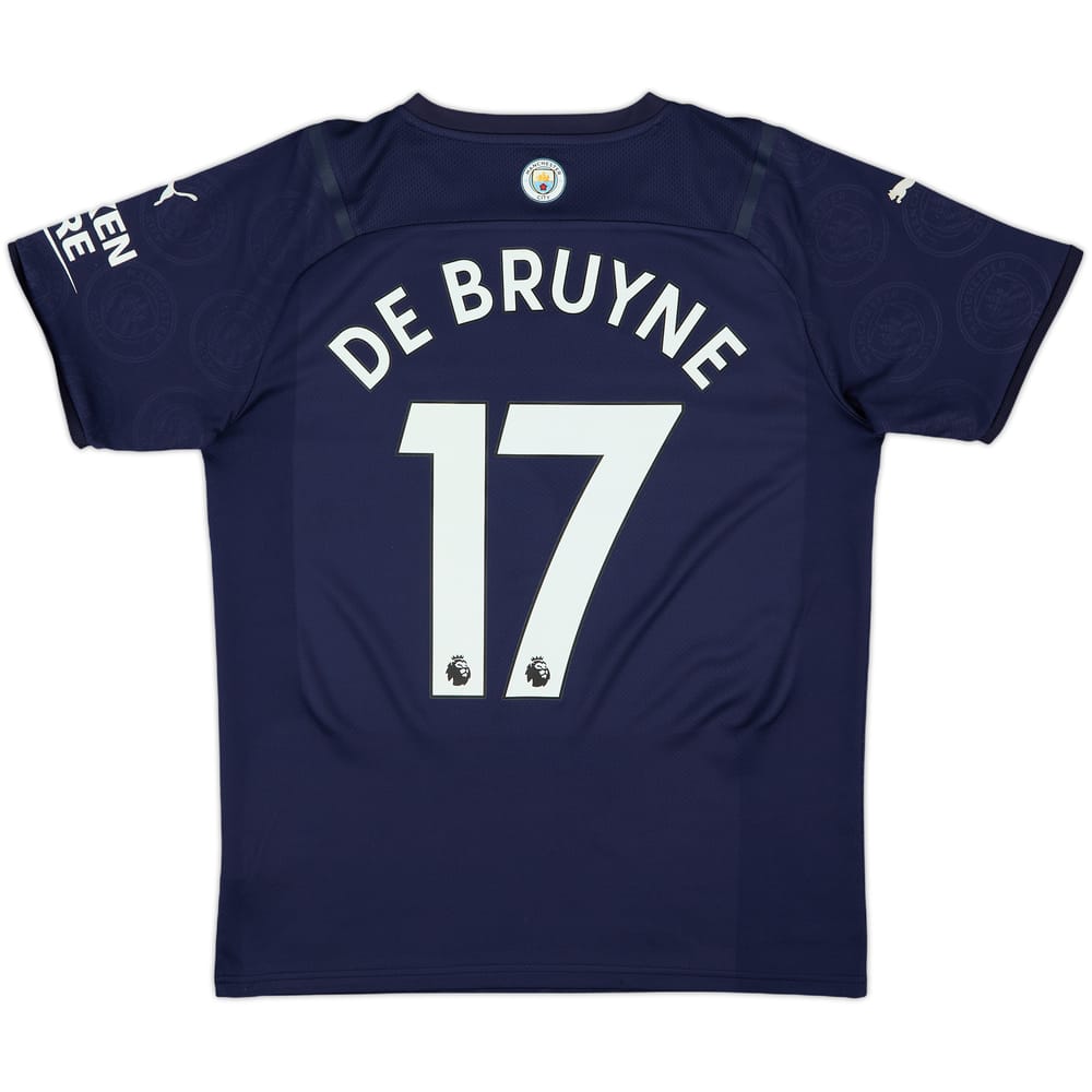 2021-22 Manchester City Third Shirt De Bruyne #17 - 8/10 - (M)