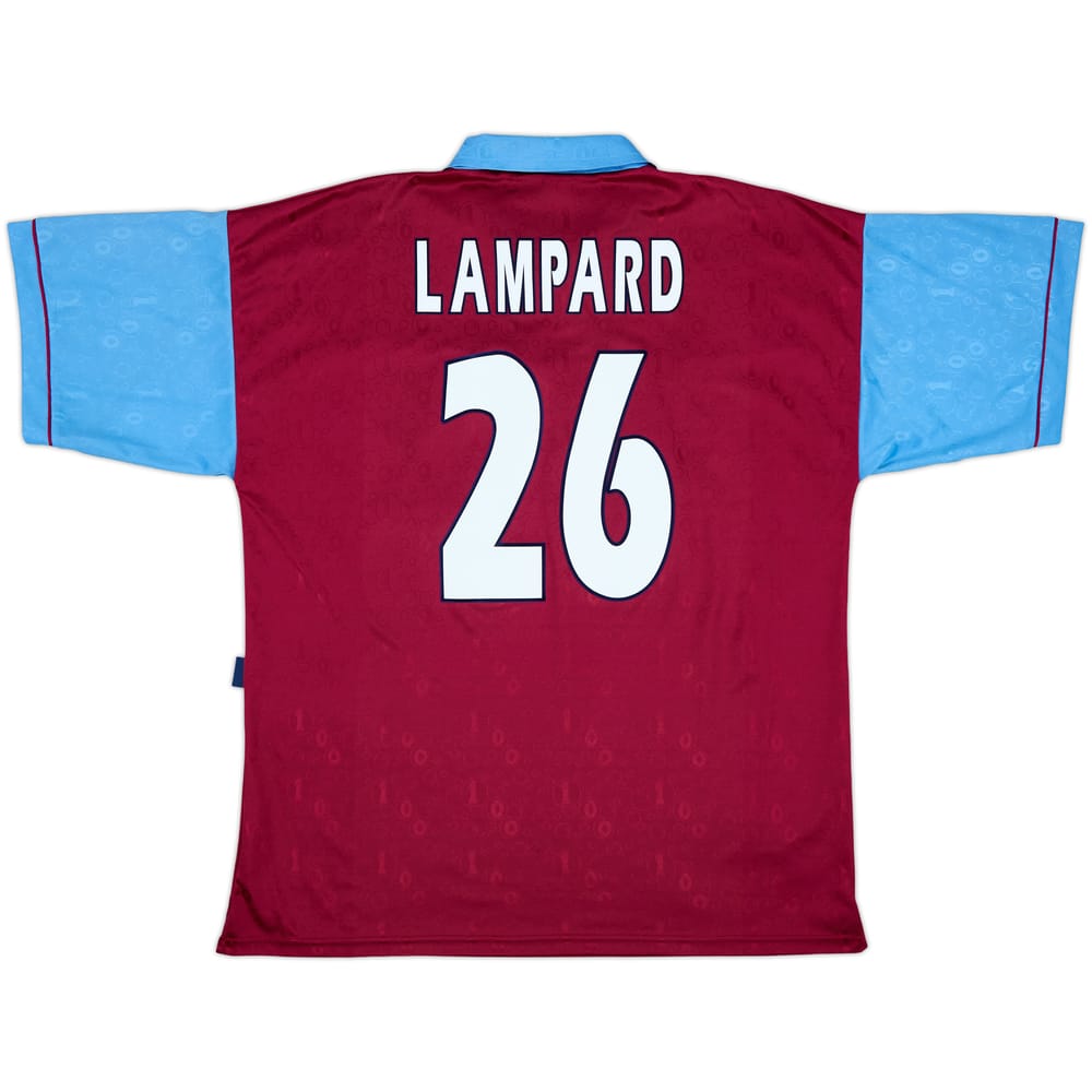 1995-97 West Ham Centenary Home Shirt Lampard #26 - 9/10 - (XL)