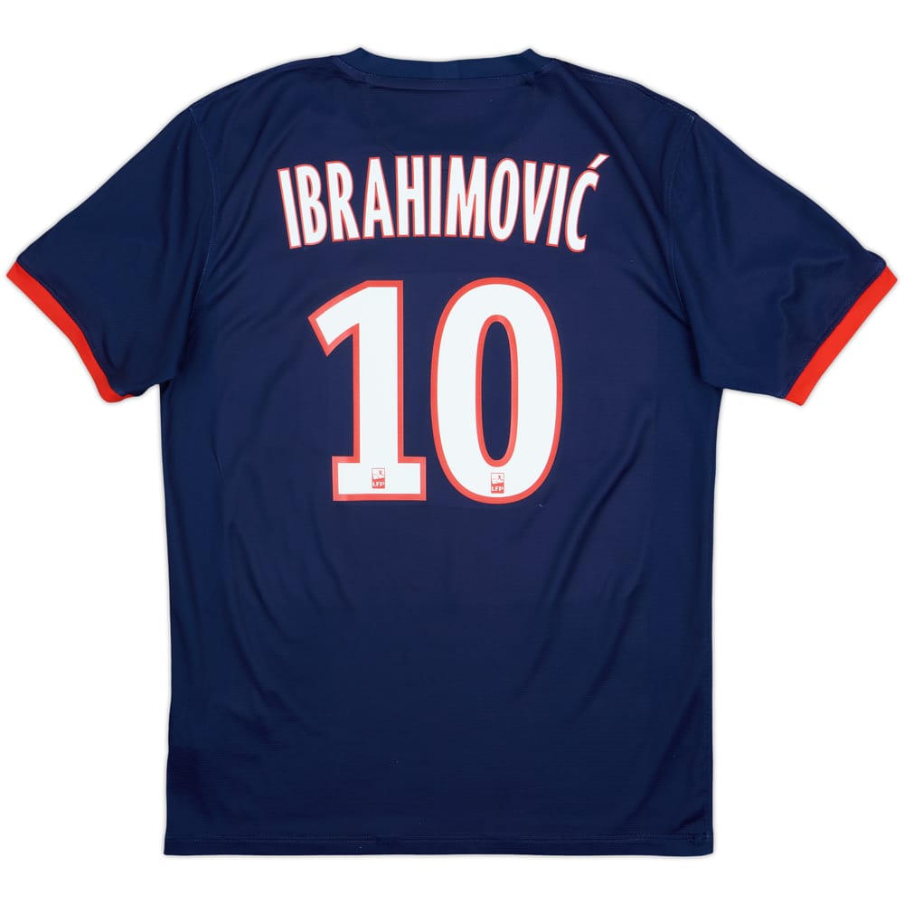 2013-14 Paris Saint-Germain Home Shirt Ibrahimovic #10 - 6/10 - (M)