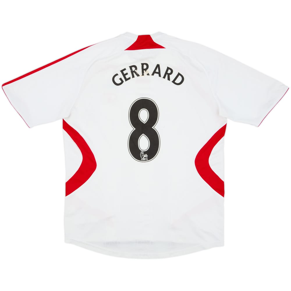 2007-08 Liverpool Away Shirt Gerrard #8 - 5/10 - (L)