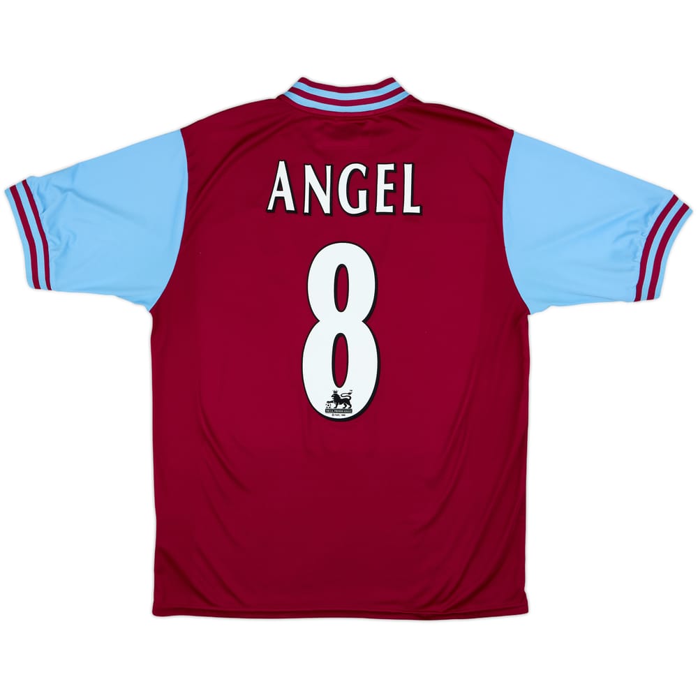 2002-03 Aston Villa Home Shirt Angel #8 - 6/10 - (M)