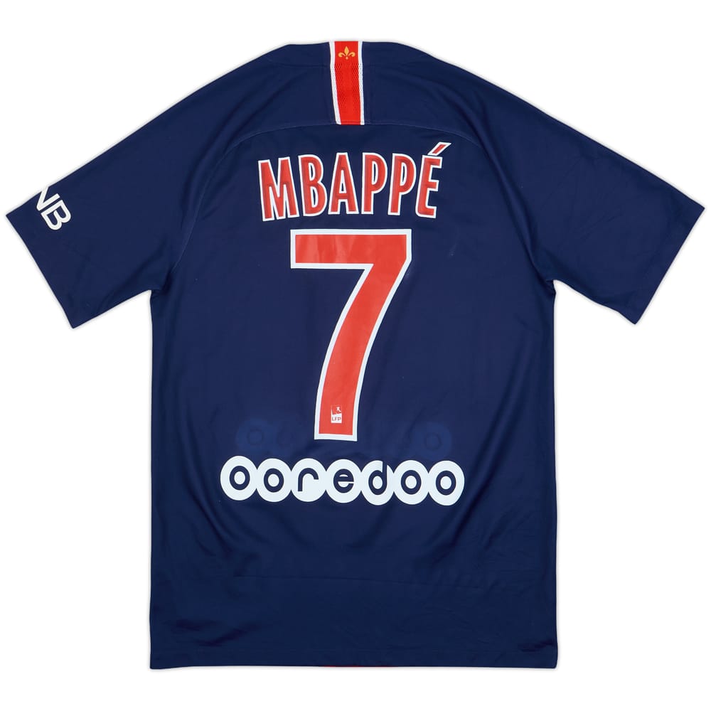 2018-19 Paris Saint-Germain Home Shirt Mbappe #7 - 5/10 - (S)