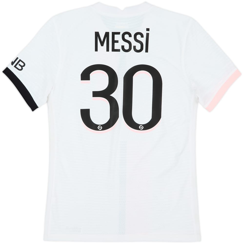 2021-22 Paris Saint-Germain Authentic Away Shirt Messi #30 - 10/10 - (S)