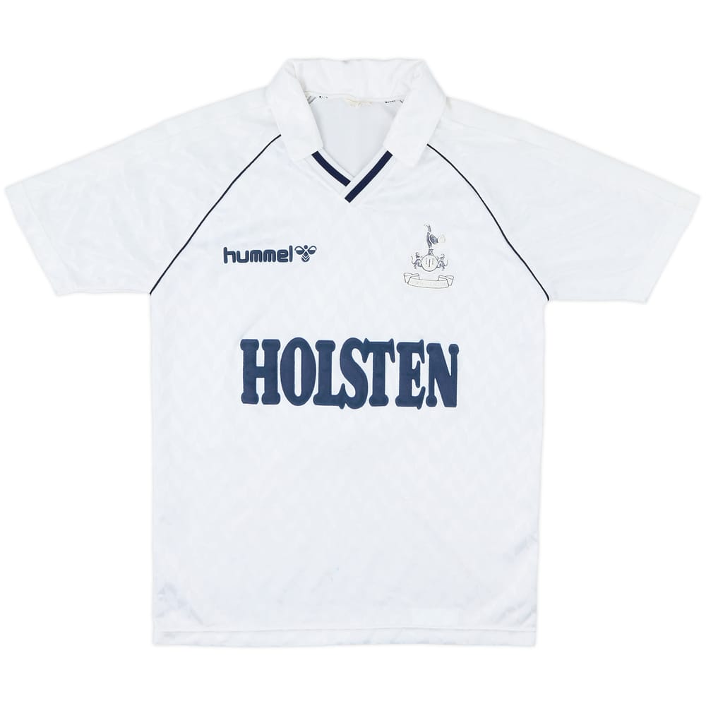 1987-89 Tottenham Home Shirt #8 - 7/10 - (S)