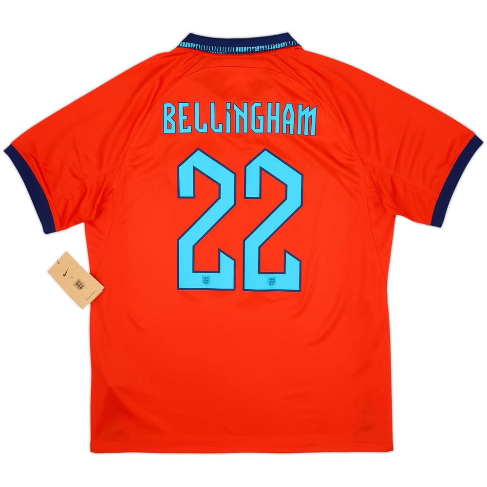 2022-23 England Away Shirt Bellingham #22 (L)
