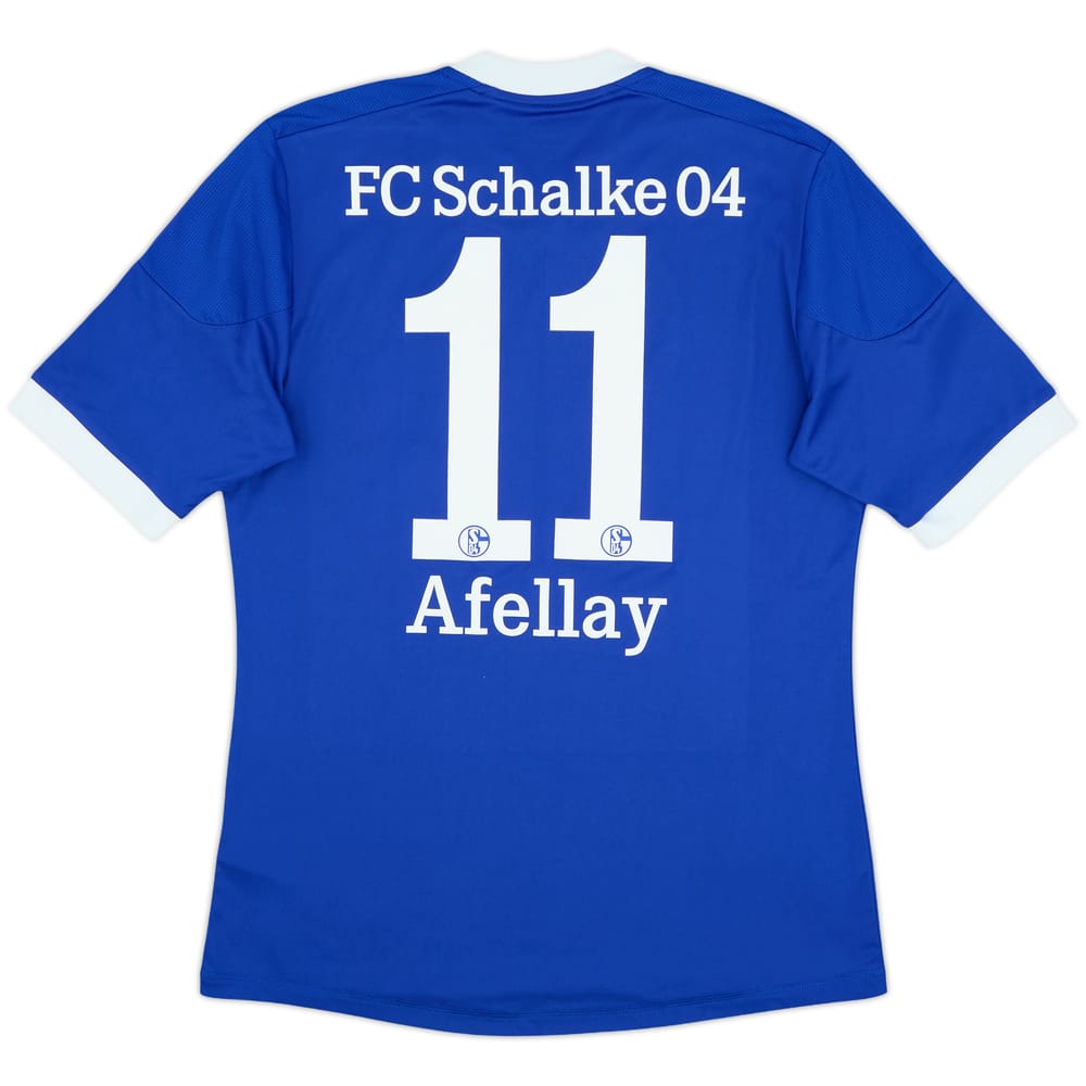 2012-14 Schalke Home Shirt Afellay #11 - 4/10 - (M)