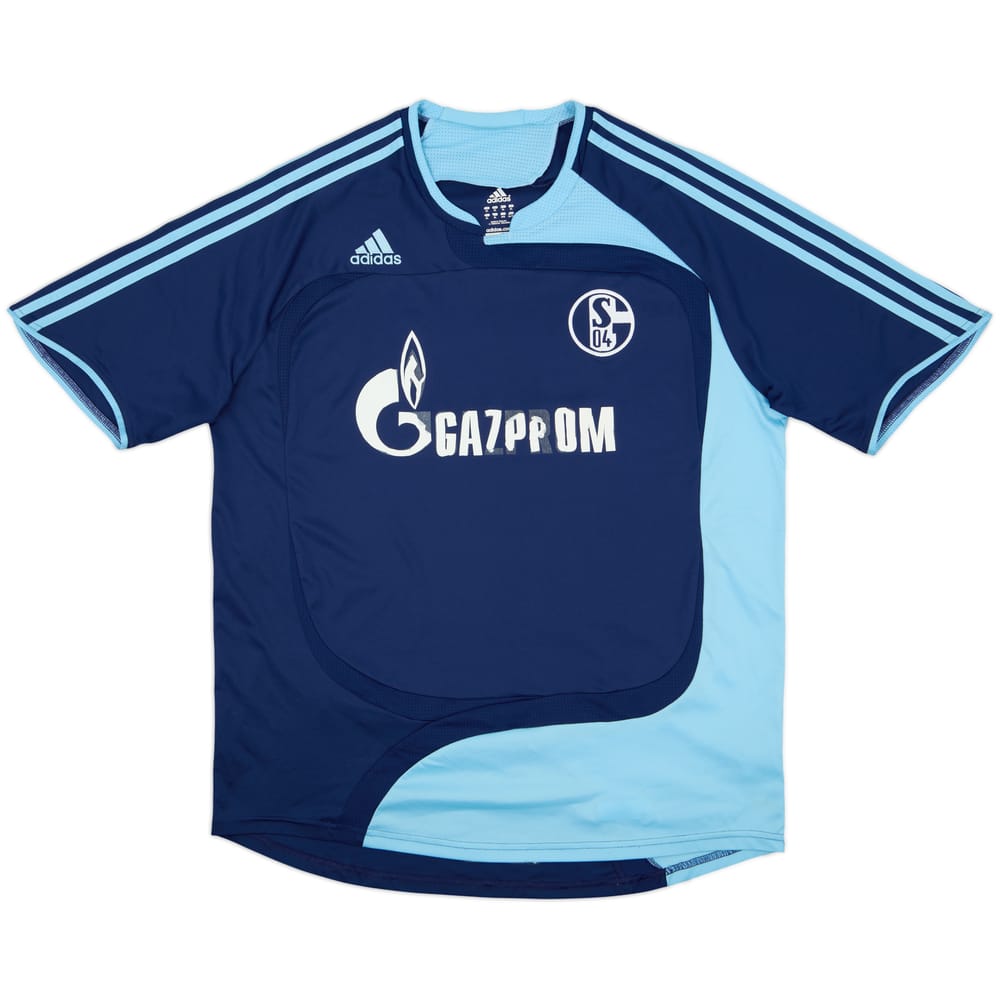 2007-08 Schalke European Home Shirt - 4/10 - (XL)