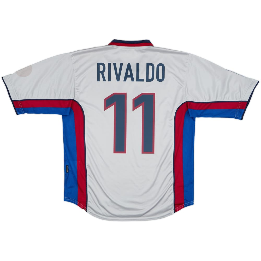 1998-01 Barcelona Away Shirt Rivaldo #11 - 8/10 - (S)