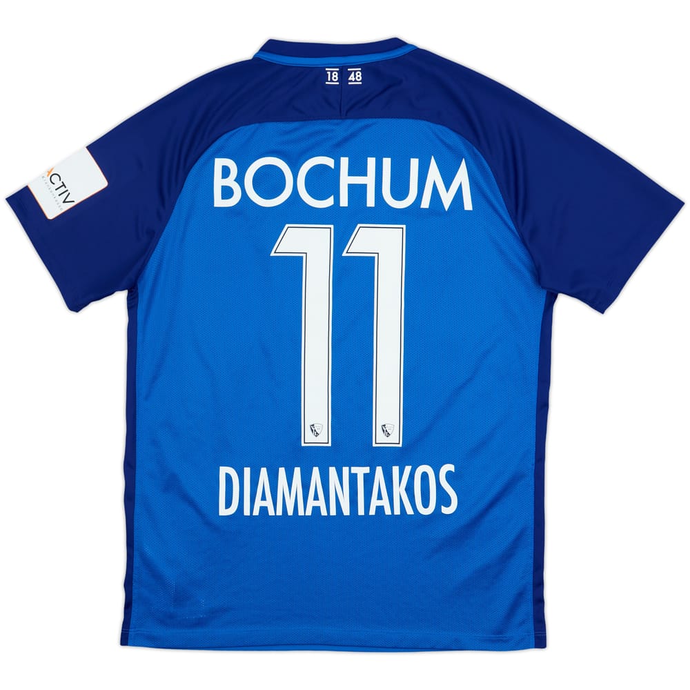 2017-18 VFL Bochum Home Shirt Diamantakos #11 - 8/10 - (L)