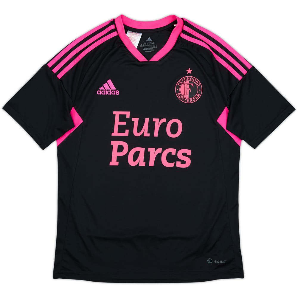 2022-23 Feyenoord Third Shirt - 10/10 - (L.Boys)