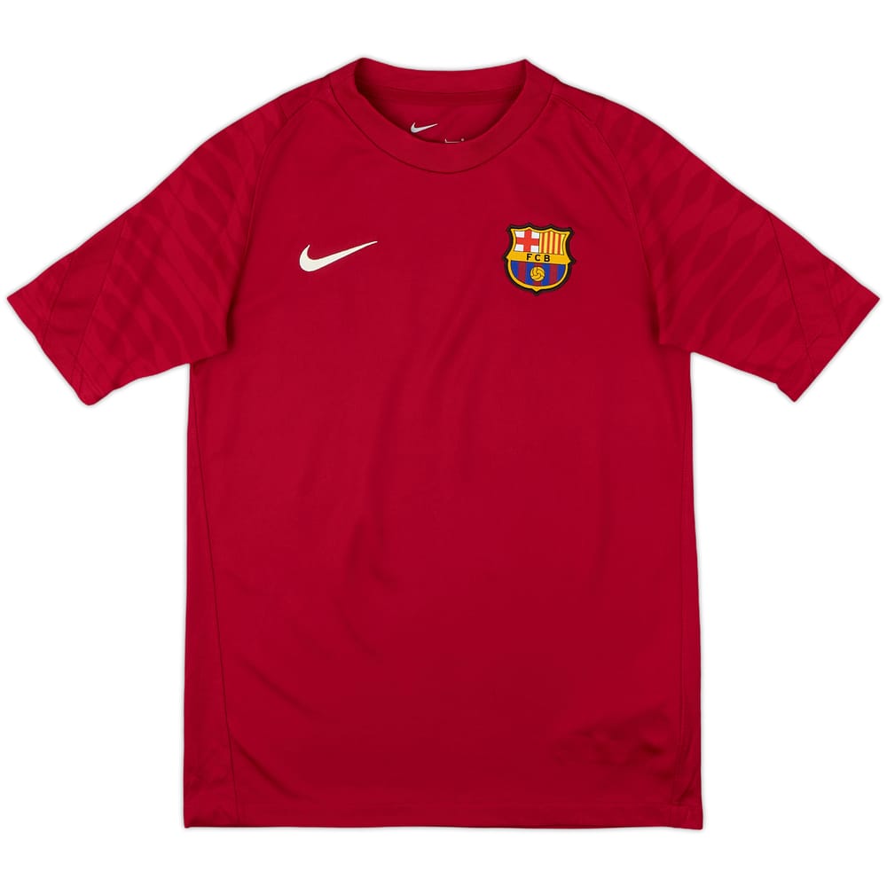 2021-22 Barcelona Nike Training Shirt - 9/10 - (L.Boys)