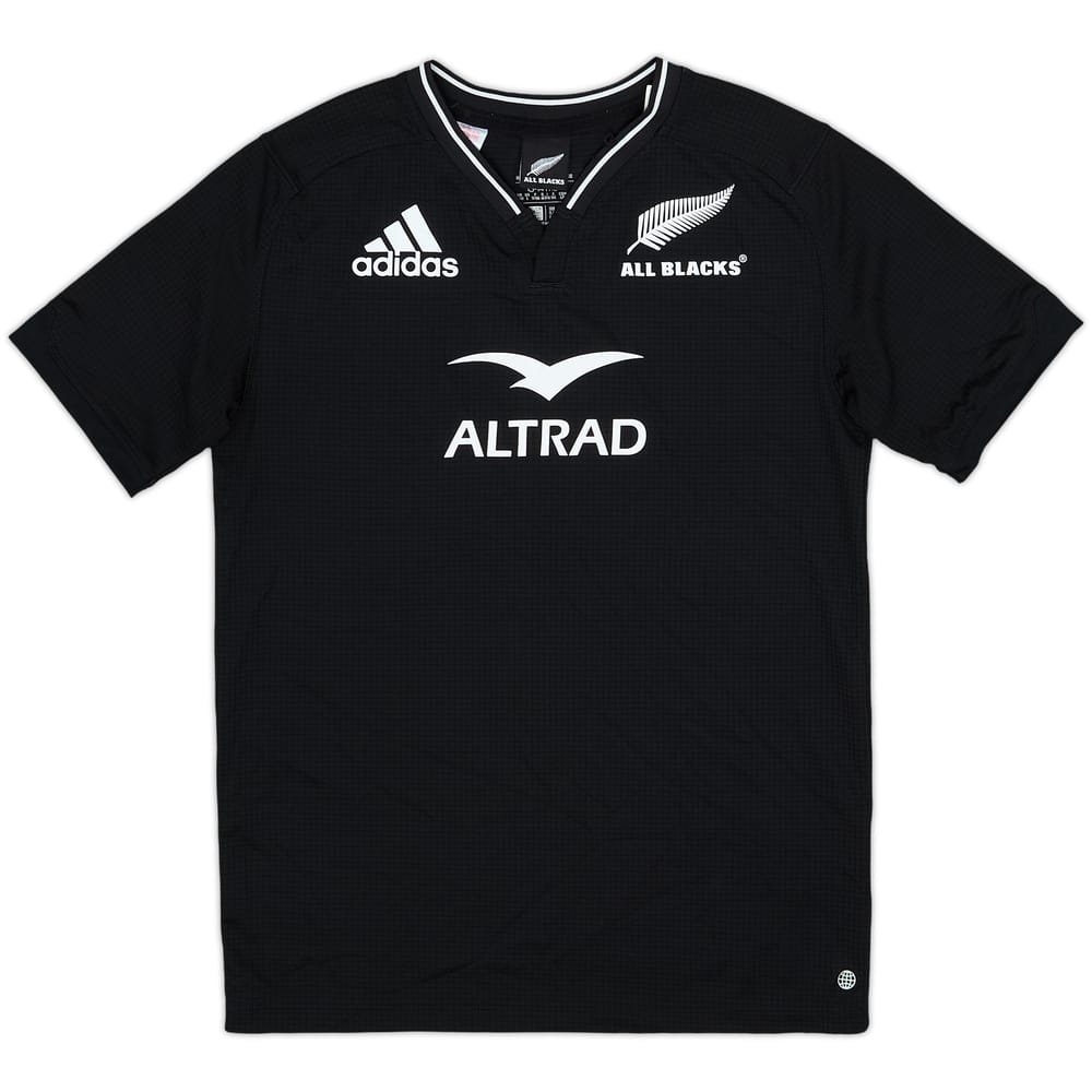 2022 New Zealand Rugby Home Shirt - 8/10 - (L.Boys)
