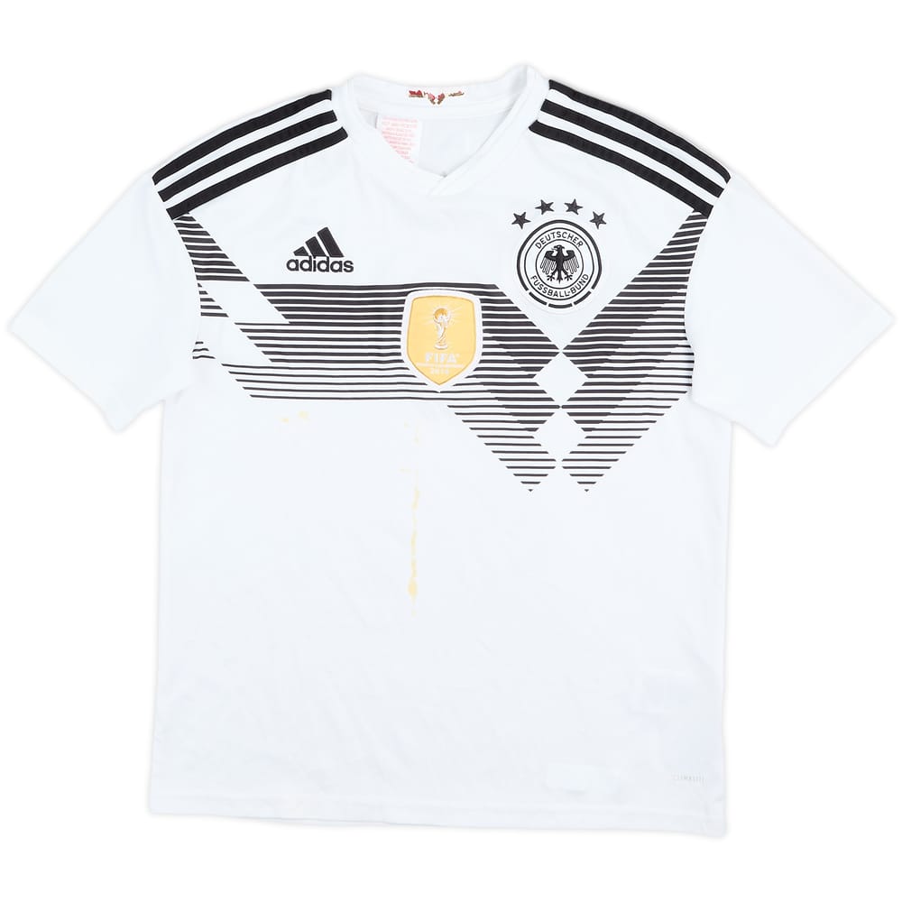 2018-19 Germany Home Shirt - 4/10 - (L.Boys)